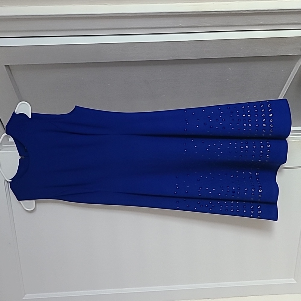 DKNYC Royal Blue Midi Dress
